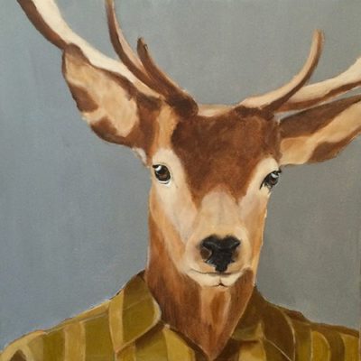 mariecolombier-peinture cerf