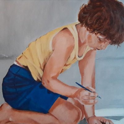 Marie Colombier Acrylique sur toile. 50x65cm. Ref 055