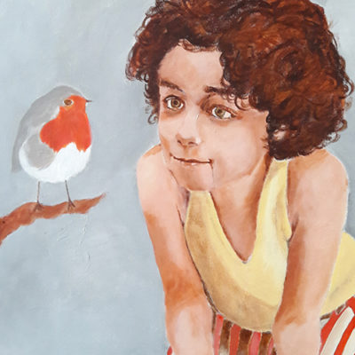 Marie Colombier Acrylique sur toile. 60x75cm. Ref 056