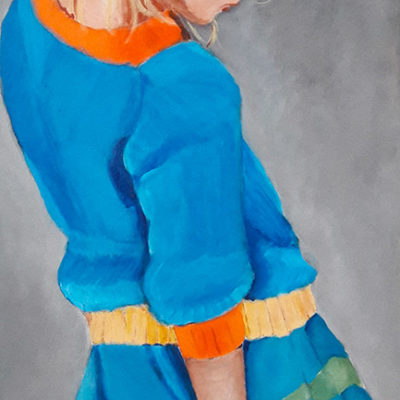 Marie Colombier Acrylique sur toile. 40x80cm Ref 062