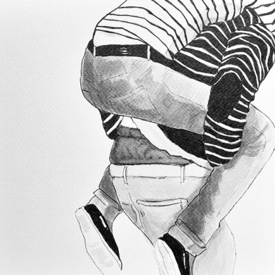 Encre de Chine 161 - 20x20 cm