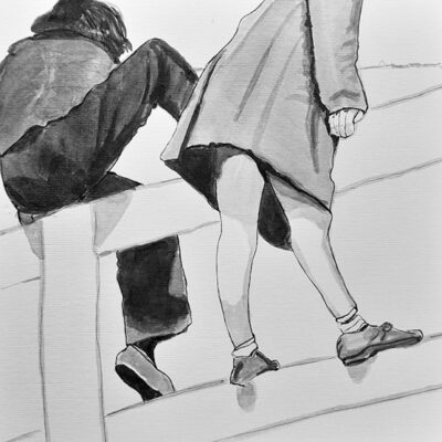 Encre de Chine 163 - 20x20 cm