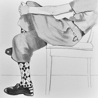 Encre de Chine 164 - 20x20 cm